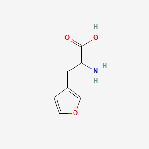 2-AMINO-3-(FURAN-3-YL)PROPANOIC ACID structure, CAS 3685-52-7
