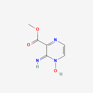 2-AMINO-3-(METHOXYCARBONYL)PYRAZINE 1-OXIDE structure, CAS 17149-35-8
