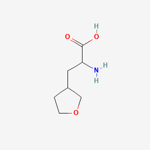2-AMINO-3-(TETRAHYDROFURAN-3-YL)PROPANOIC ACID structure, CAS 1248703-88-9