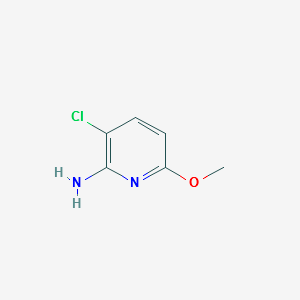 2-AMINO-3-CHLORO-6-METHOXYPYRIDINE structure, CAS 742070-73-1