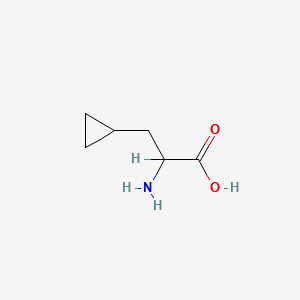 2-AMINO-3-CYCLOPROPYLPROPANOIC ACID structure, CAS 15785-52-1