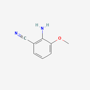 2-AMINO-3-METHOXYBENZONITRILE structure, CAS 148932-68-7