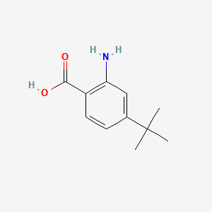 2-AMINO-4-(TERT-BUTYL)BENZOIC ACID structure, CAS 728945-64-0