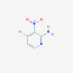 2-AMINO-4-BROMO-3-NITROPYRIDINE structure, CAS 84487-10-5
