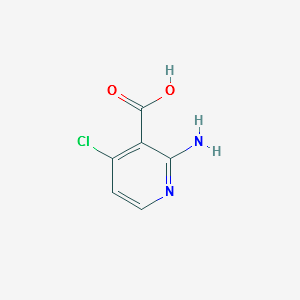 2-AMINO-4-CHLORONICOTINIC ACID structure, CAS 605661-83-4