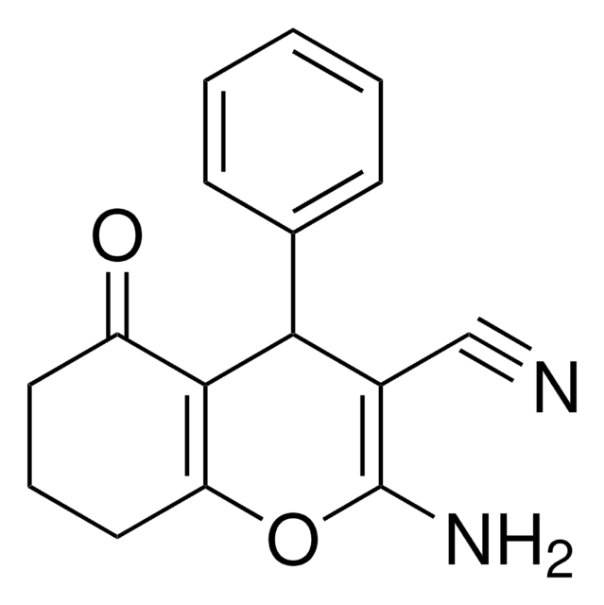 2-AMINO-5,6,7,8-TETRAHYDRO-4-PHENYL-4H-1-BENZOPYRAN-3-CARBONITRILE structure, CAS 164026-52-2