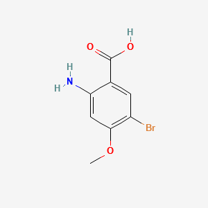2-AMINO-5-BROMO-4-METHOXYBENZOIC ACID structure, CAS 169045-04-9