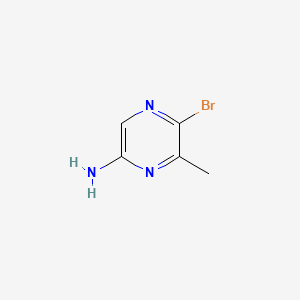 2-AMINO-5-BROMO-6-METHYLPYRAZINE structure, CAS 74290-69-0
