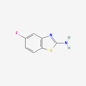2-AMINO-5-FLUOROBENZOTHIAZOLE structure, CAS 20358-07-0