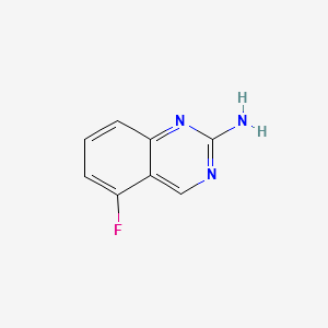 2-AMINO-5-FLUOROQUINAZOLINE structure, CAS 190273-81-5