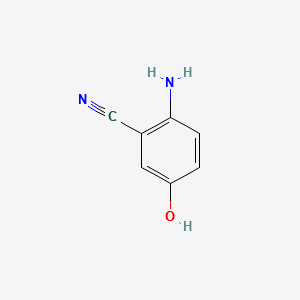 2-AMINO-5-HYDROXYBENZONITRILE structure, CAS 116423-58-6