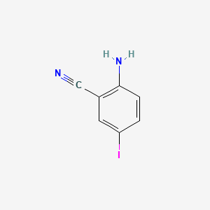 2-AMINO-5-IODOBENZONITRILE structure, CAS 132131-24-9
