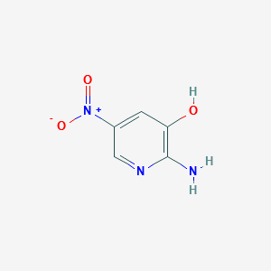 2-AMINO-5-NITROPYRIDIN-3-OL structure, CAS 908248-27-1