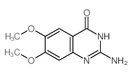2-AMINO-6,7-DIMETHOXYQUINAZOLIN-4(3H)-ONE structure, CAS 16175-67-0