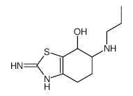 2-AMINO-6-(PROPYLAMINO)-4,5,6,7-TETRAHYDROBENZO[D]THIAZOL-7-OL structure, CAS 1001648-77-6