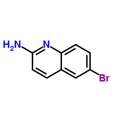 2-AMINO-6-BROMOQUINOLINE structure, CAS 791626-58-9
