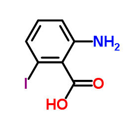 2-AMINO-6-IODOBENZOIC ACID structure, CAS 20776-52-7