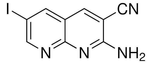 2-AMINO-6-METHYL-1,8-NAPHTHYRIDINE-3-CARBONITRILE structure, CAS 1203499-48-2