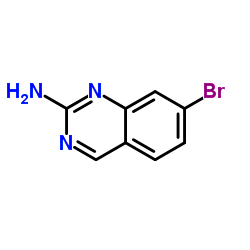 2-AMINO-7-BROMOQUINAZOLINE structure, CAS 190274-15-8