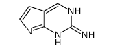 2-AMINO-7H-PYRROLO[2,3-D]PYRIMIDINE structure, CAS 93366-88-2