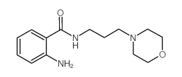 2-AMINO-N-(3-MORPHOLINOPROPYL)BENZAMIDE structure, CAS 13666-71-2