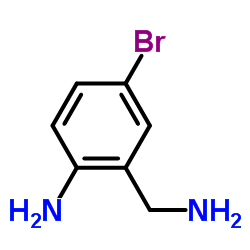 2-AMINOMETHYL-4-BROMOPHENYLAMINE structure, CAS 771583-12-1