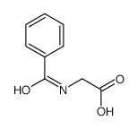 2-BENZAMIDOACETIC ACID structure, CAS 66407-11-2