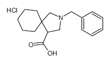 2-BENZYL-2-AZA-SPIRO[4,5]DECANE-4-CARBOXYLIC ACID HYDROCHLORIDE structure, CAS 235791-20-5