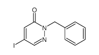 2-BENZYL-5-IODOPYRIDAZIN-3(2H)-ONE structure, CAS 825633-93-0