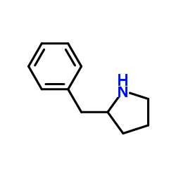 2-BENZYLPYRROLIDINE structure, CAS 35840-91-6