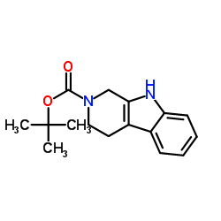 2-BOC-1,3,4,9-TETRAHYDRO-B-CARBOLINE structure, CAS 168824-94-0