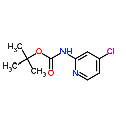 2-BOC-AMINO-4-CHLOROPYRIDINE structure, CAS 130721-78-7