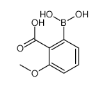 2-BORONO-6-METHOXYBENZOIC ACID structure, CAS 1256346-40-3