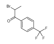 2-BROMO-1-(4-(TRIFLUOROMETHYL)PHENYL)PROPAN-1-ONE structure, CAS 95728-57-7