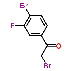2-BROMO-1-(4-BROMO-3-FLUOROPHENYL)ETHANONE structure, CAS 1003879-02-4