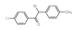 2-BROMO-1-(4-CHLOROPHENYL)-2-(P-TOLYL)ETHANONE structure, CAS 119267-79-7