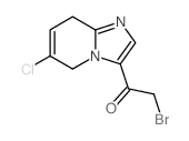 2-BROMO-1-(6-CHLORO-5H-IMIDAZO[2,1-B][1,3]OXAZIN-3-YL)ETHANONE structure, CAS 790199-84-7