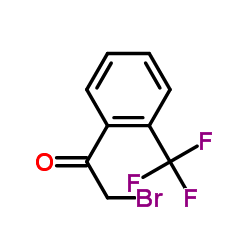 2-BROMO-1-[2-(TRIFLUOROMETHYL)PHENYL]-1-ETHANONE structure, CAS 54109-16-9