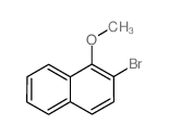 2-BROMO-1-METHOXYNAPHTHALENE structure, CAS 62012-54-8