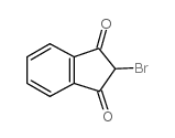 2-BROMO-1H-INDENE-1,3(2H)-DIONE structure, CAS 7319-63-3