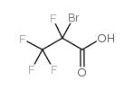 2-BROMO-2,3,3,3-TETRAFLUOROPROPANOIC ACID structure, CAS 13859-31-9
