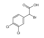 2-BROMO-2-(3,4-DICHLOROPHENYL)ACETIC ACID structure, CAS 72191-59-4