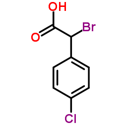 2-BROMO-2-(4-CHLOROPHENYL)ACETIC ACID structure, CAS 3381-73-5