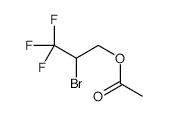 2-BROMO-3,3,3-TRIFLUOROPROPYL ACETATE structure, CAS 383-68-6