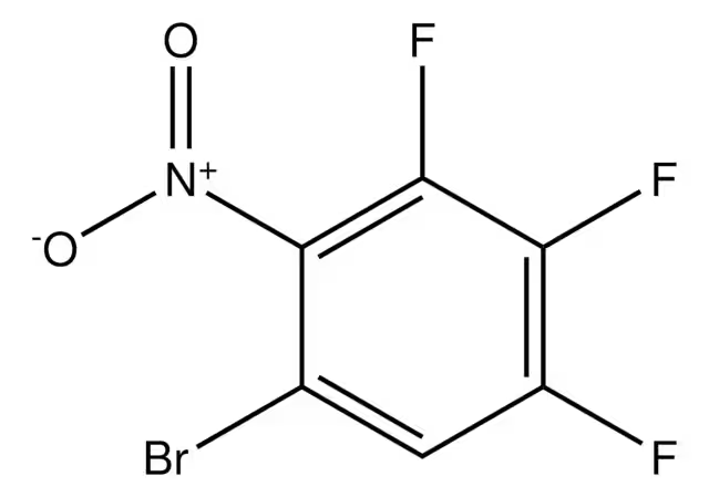 2-BROMO-3,4,5-TRIFLUORO-1-NITROBENZENE structure, CAS 1020718-01-7