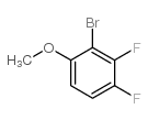 2-BROMO-3,4-DIFLUORO-1-METHOXYBENZENE structure, CAS 935285-66-8