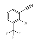 2-BROMO-3-(TRIFLUOROMETHYL)BENZONITRILE structure, CAS 914637-07-3