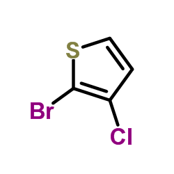 2-BROMO-3-CHLOROTHIOPHENE structure, CAS 77893-68-6