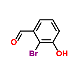 2-BROMO-3-HYDROXYBENZALDEHYDE structure, CAS 196081-71-7