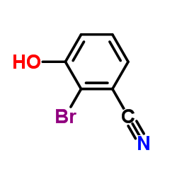 2-BROMO-3-HYDROXYBENZONITRILE structure, CAS 693232-06-3